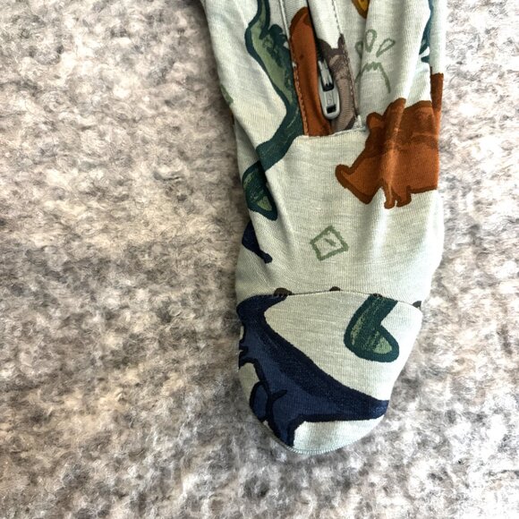 NWT Angel Dear Bamboo Footie in Dino Rocks 0-3M - Picture 5 of 5